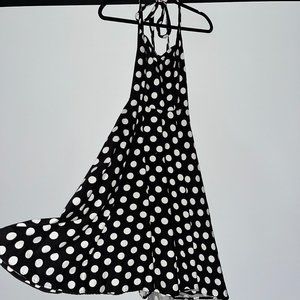 Hell Bunny Vixen Polka Dot Halter Dress